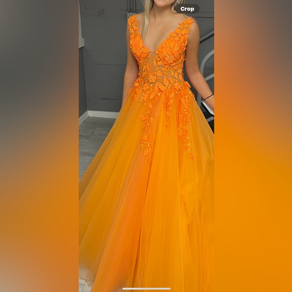 Orange Jovani Ballgown